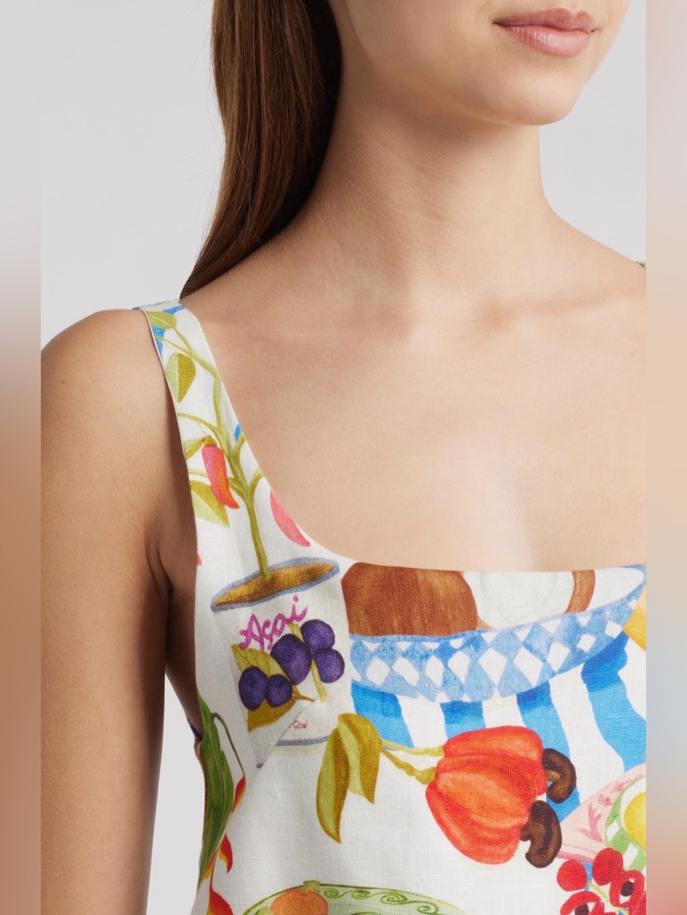 FARM Rio Fresh Table Linen Minidress - Picture 4 of 8